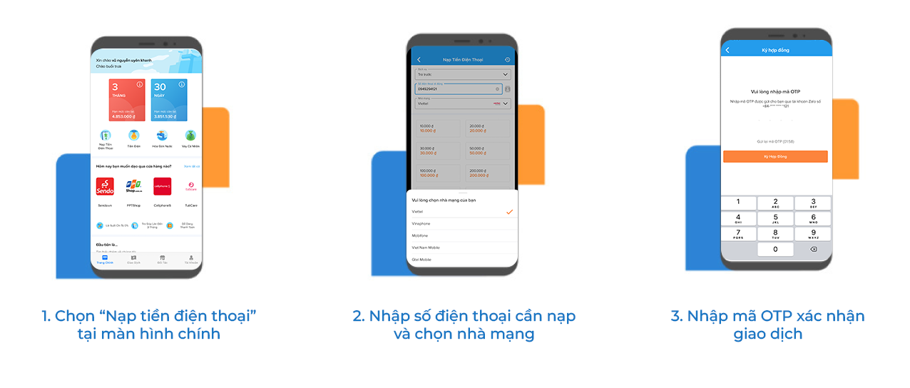 Cách sử dụng Kredivo để nạp tiền điện thoại