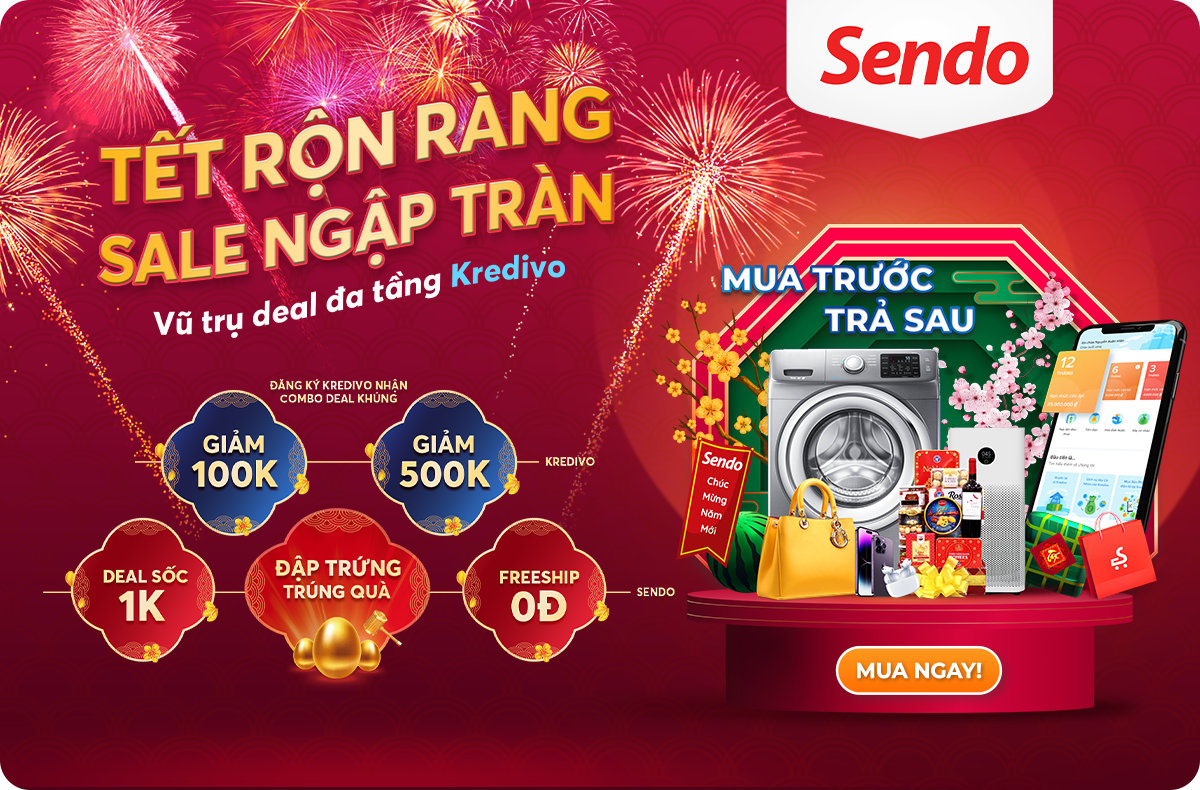 Nhiều ưu đãi Mua Ngay Trả Sau hấp dẫn qua Kredivo được áp dụng đồng thời với các chương trình tại Sendo