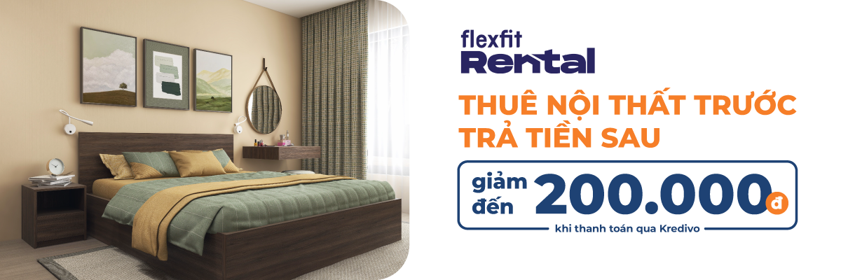 Ưu đãi khi trả góp qua Kredivo tại Flexfit Rental