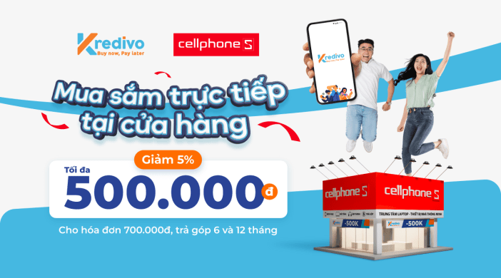 Mua trước trả sau tại CellphoneS